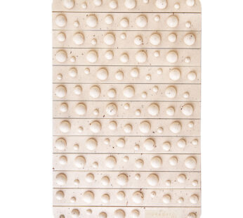 Eco-friendly sensory yoga mat with massage protrusions Spokey ROSE