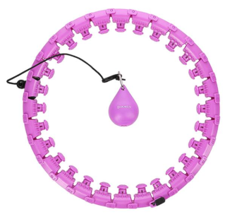HHW12 PURPLE HULA HOOP WITH WEIGHT HMS