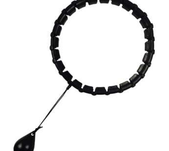 Exercise circuit with massager and black weight