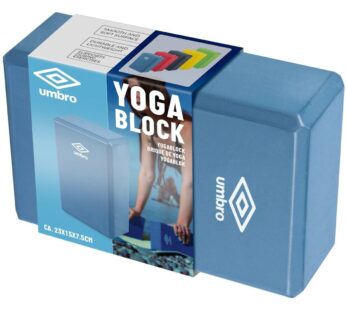 UMBRO BLOCK CUBE FOR YOGA, PILATES, FITNESS, BLUE