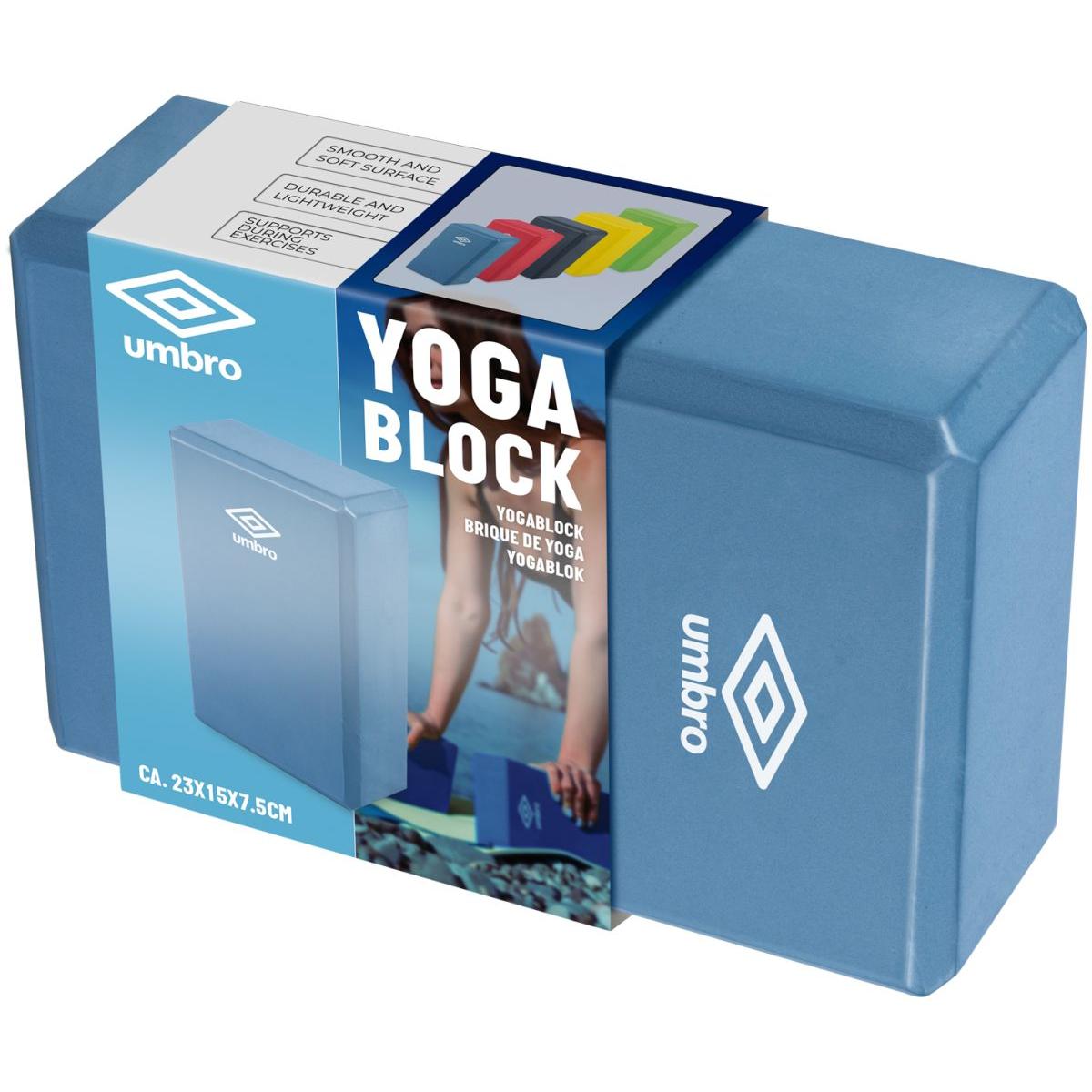 UMBRO BLOCK CUBE FOR YOGA, PILATES, FITNESS, BLUE