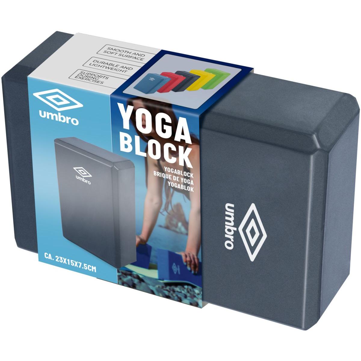 UMBRO BLOCK CUBE for training, yoga, pilates, fitness, black