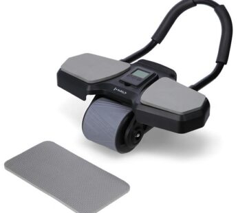 Trainer for abdominal muscles KA10 BLACK AB WHEEL FOR EXERCISING ABS MUSCLES HMS