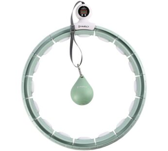HHM15 HULA HOOP GREEN MAGNETIC WITH WEIGHT + COUNTER HMS