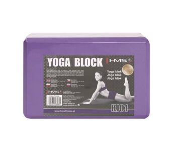 KJ01 YOGA BLOCK (purple) 10x15x22cm