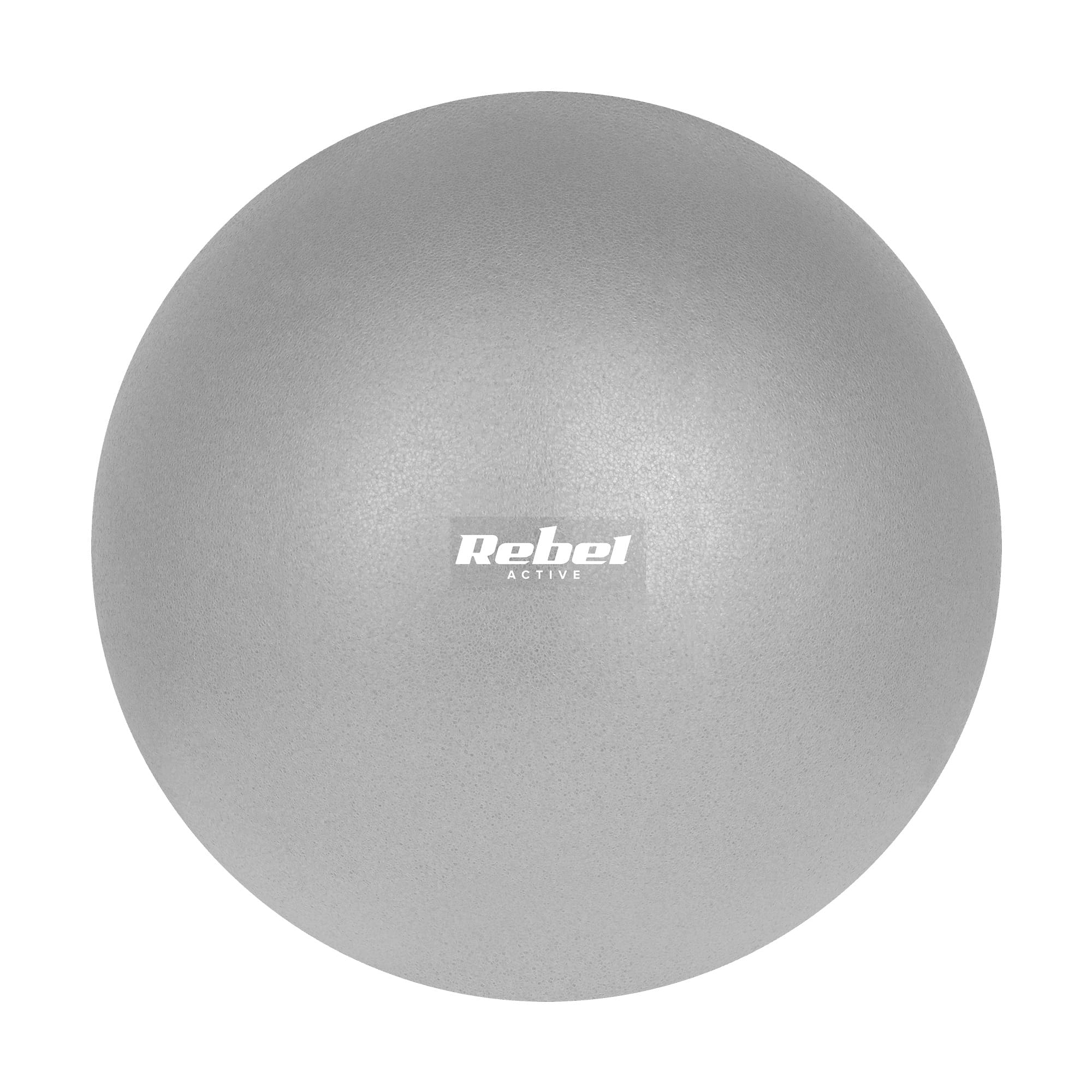 Mini Pilates ball for rehabilitation 25cm, gray, REBEL ACTIVE