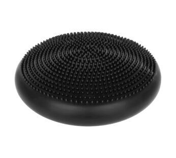 Rehabilitation sensory pillow 33 cm + pump, black, REBEL ACTIVE